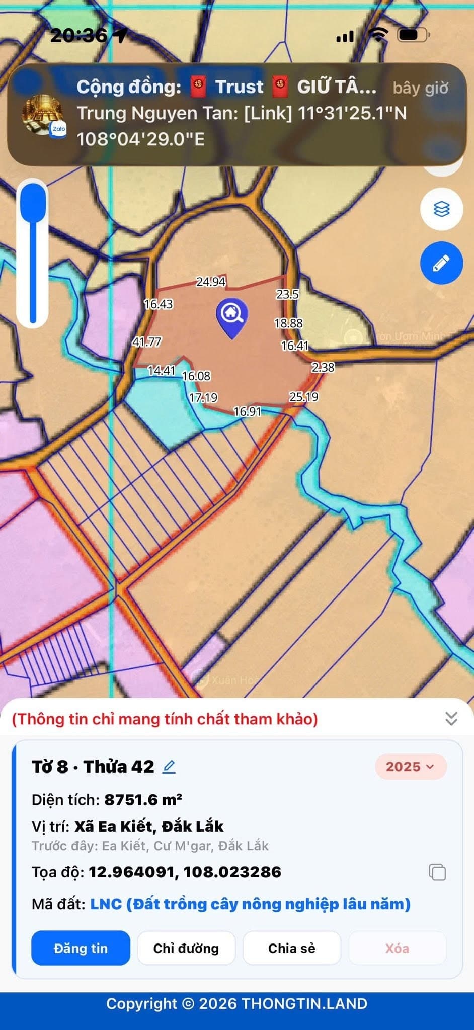 Bán 8.751m² đất đen trống CLN, thôn 7 Ea Kiết, Cư M'gar - ảnh 3
